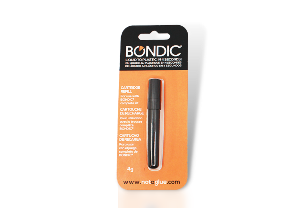 Bondic LED UV Liquid Plastic Welder Refill Cartridges, Cures Quickly,  Adhesive Repair for Home, Garage, Outdoors, etc. - 5 Refill Tubes:  : Tools & Home Improvement