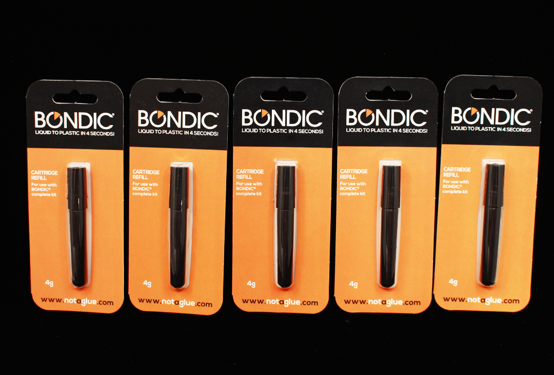 The Bondic 5 Pack 4ml Refill