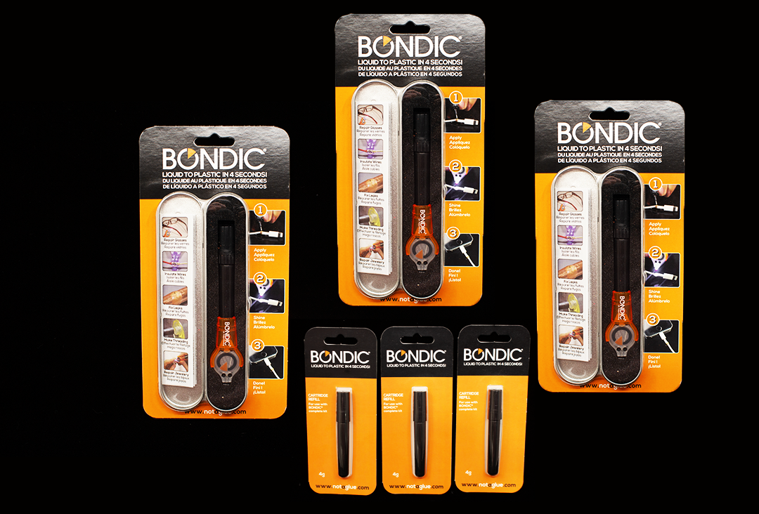 Bondic Liquid Plastic Welder Multi-Purpose Adhesive Glue Cartridge