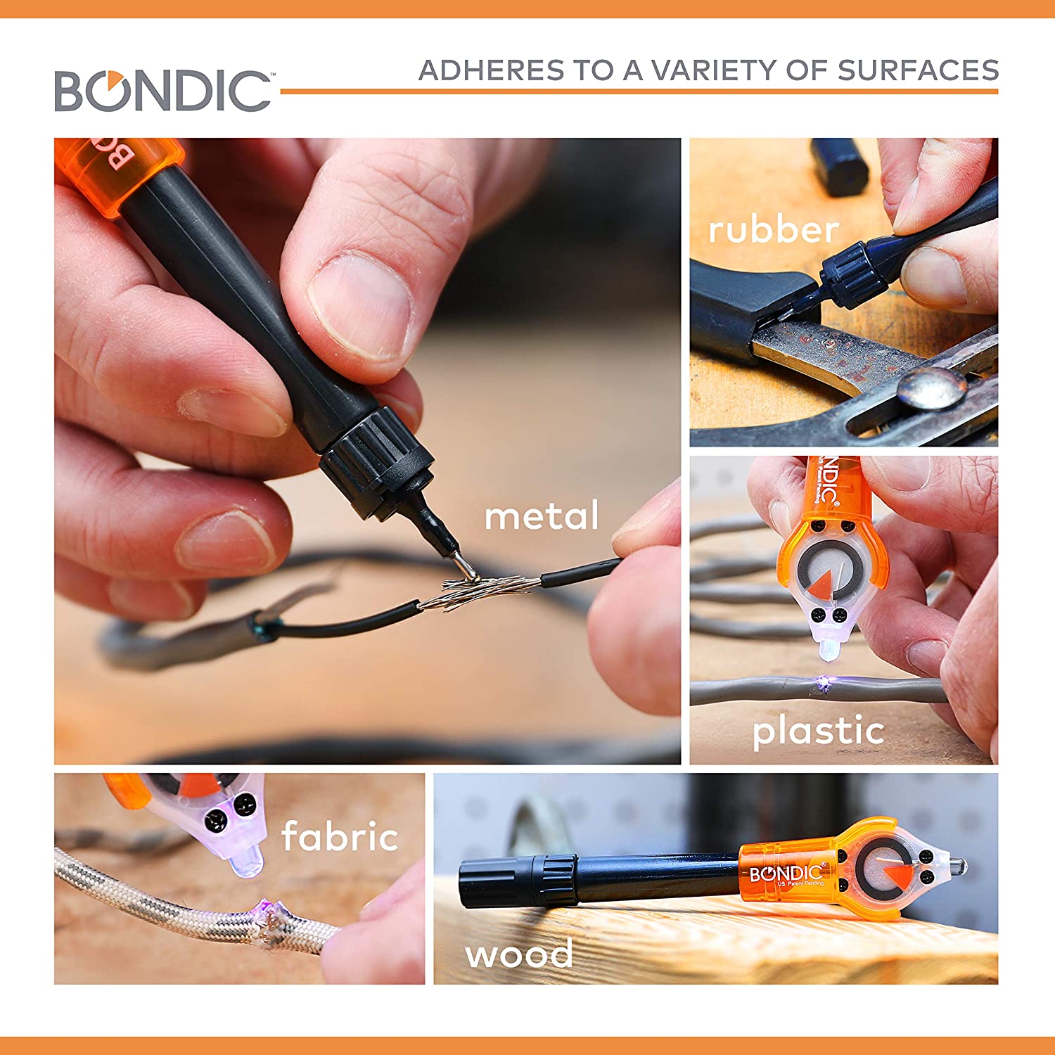 Bondic UV-LIGHT-GLUE - Bondic GO - UV Glue Kit with Light, Super Glue,  Liquid Plastic Welding