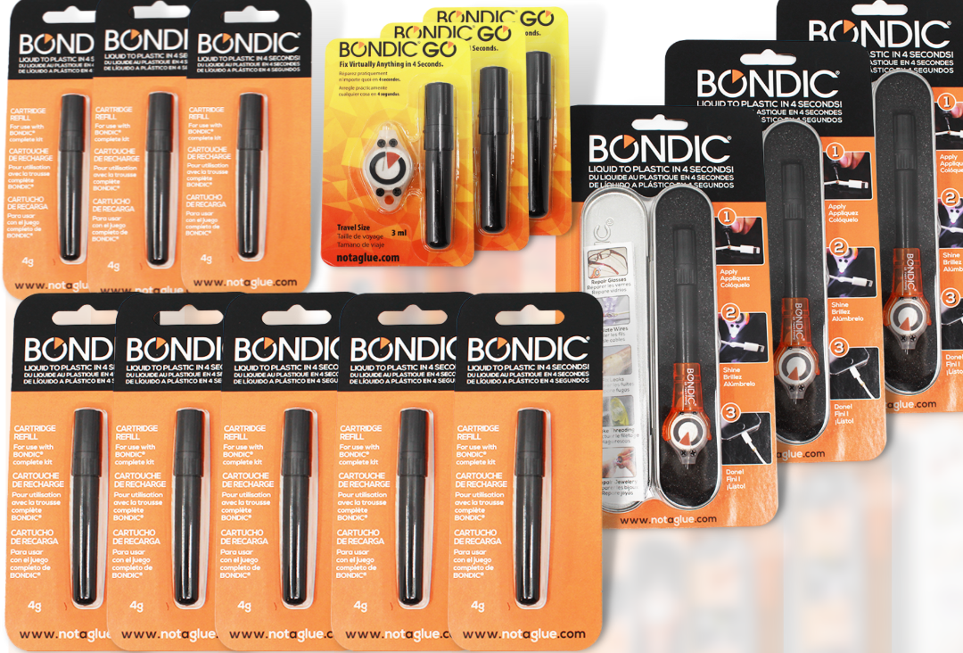 BONDIC® Family Pack Go + 5 Pack Refills